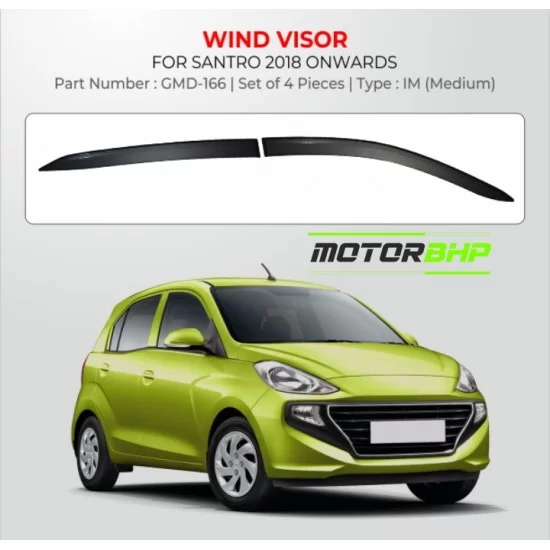 Santro car deals door visor